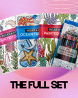 ArtisticDesignCo's coloring book and colored pencil set
